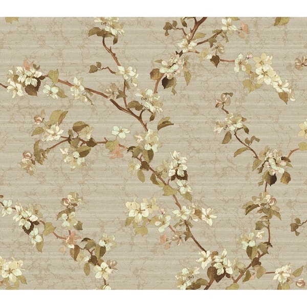 York Wallcoverings Apple Blossom Wallpaper