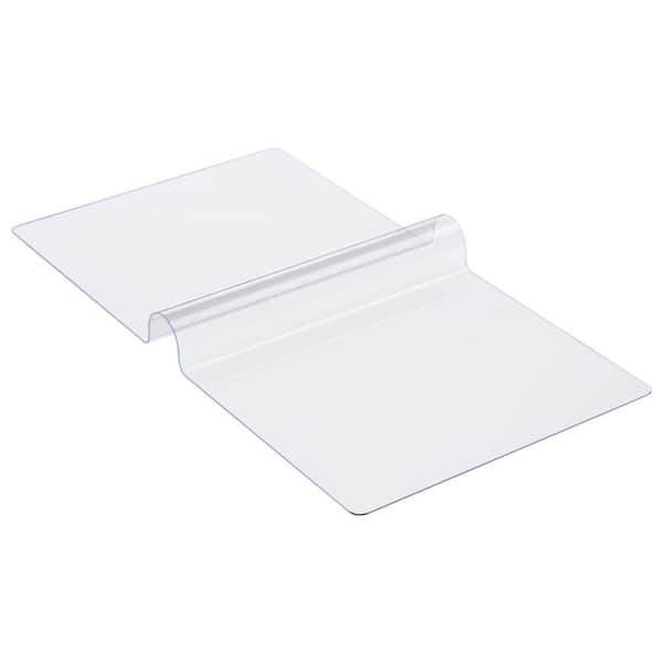 Plastic Table Cover, 42 x 60 in. 2.0 mm Thick Clear Table Protector, Rectangle PVC Desk Mat, Waterproof & Easy Cleaning