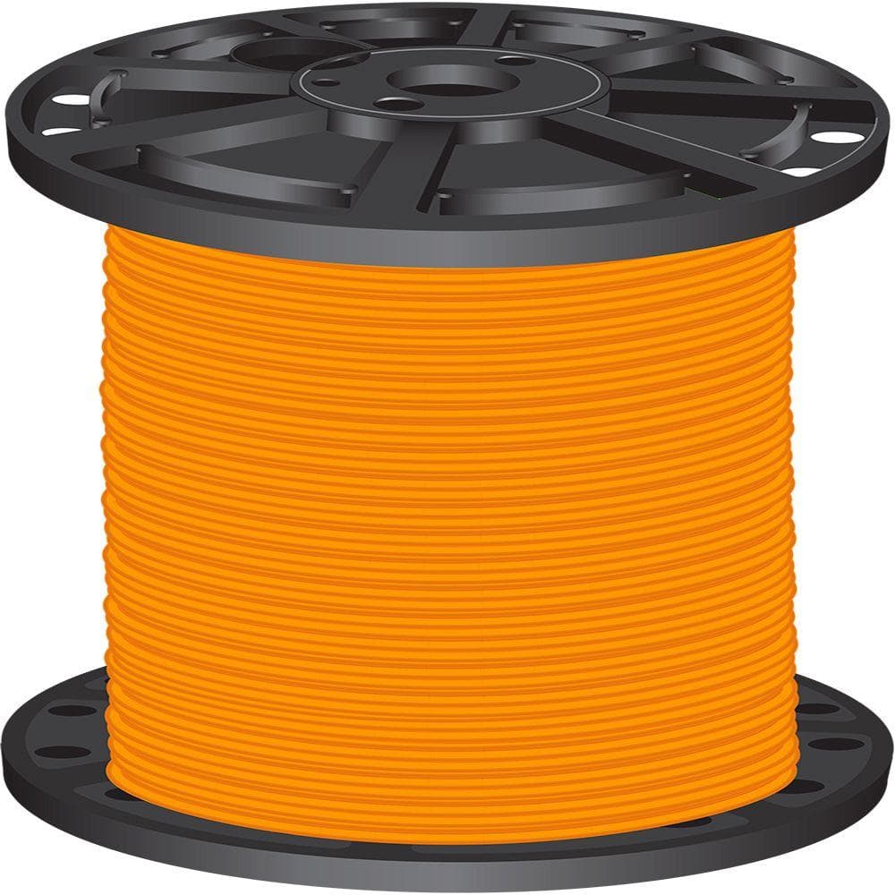 Southwire 2,500 ft. 8 Orange Stranded CU SIMpull THHN Wire