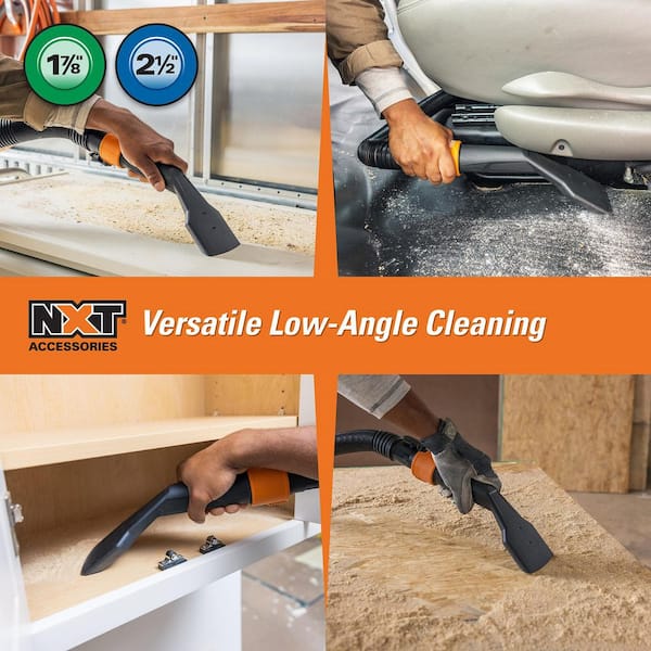 1-7/8 in. to 2-1/2 in. DA1740A NXT Dual Locking Claw Nozzle Shop Vacuum Attachment with Shoe Kit for Wet Dry Vacs