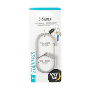 G-Series Dual Chamber Carabiner #4 - Stainless Steel