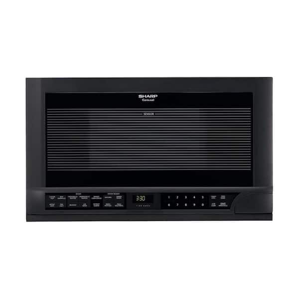 1.5 cu. ft. Over the Counter Microwave in Black with Sensor Cooking Technology