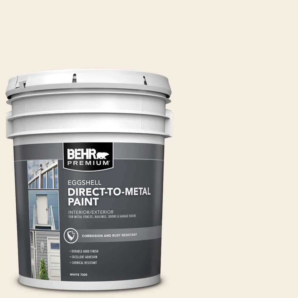 BEHR PREMIUM 5 gal. 12 Swiss Coffee Eggshell Direct to Metal Interior