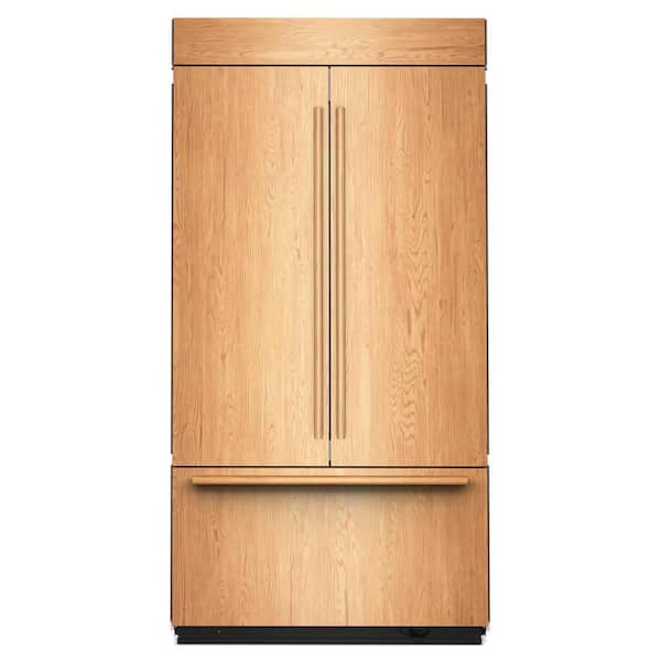 42 in. 24.2 cu. ft. Built-In French Door Bottom Mount Refrigerator in Panel Ready with Platinum Interior