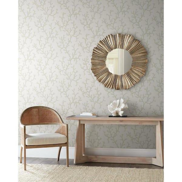 60.75 sq. ft. Coral Island Wallpaper