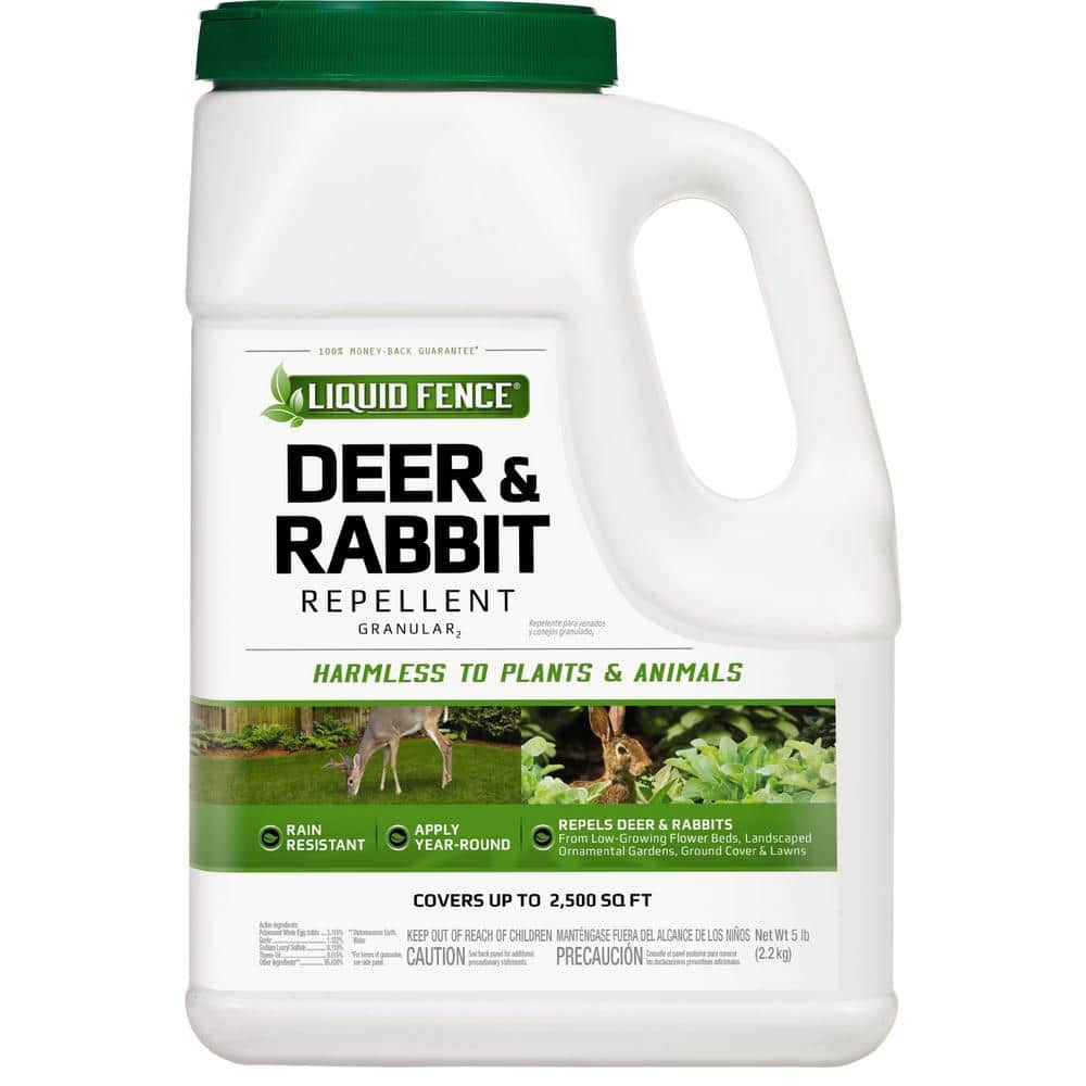 Liquid Fence 5 Lb Granular Deer And Rabbit Repellent Hg 72654 2 The Home Depot Liquid Fence 5 Lb Granular Deer And Rabbit Repellent Hg 72654 2 The Home Depot