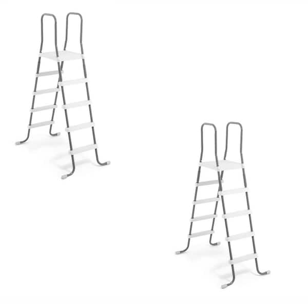 Intex Steel Frame Ladder for Above Ground Pool (2-Pack)
