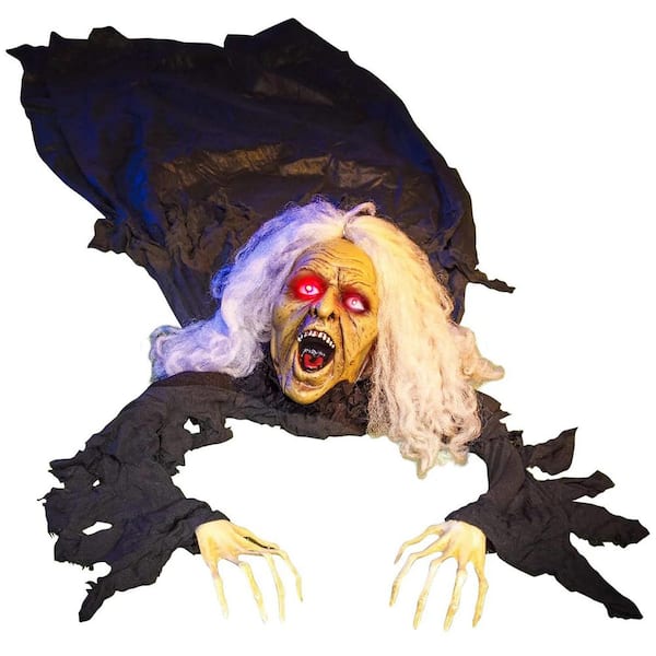 Joyfy 5.7 Ft. Halloween Zombie Decor with Sound & LED Eyes