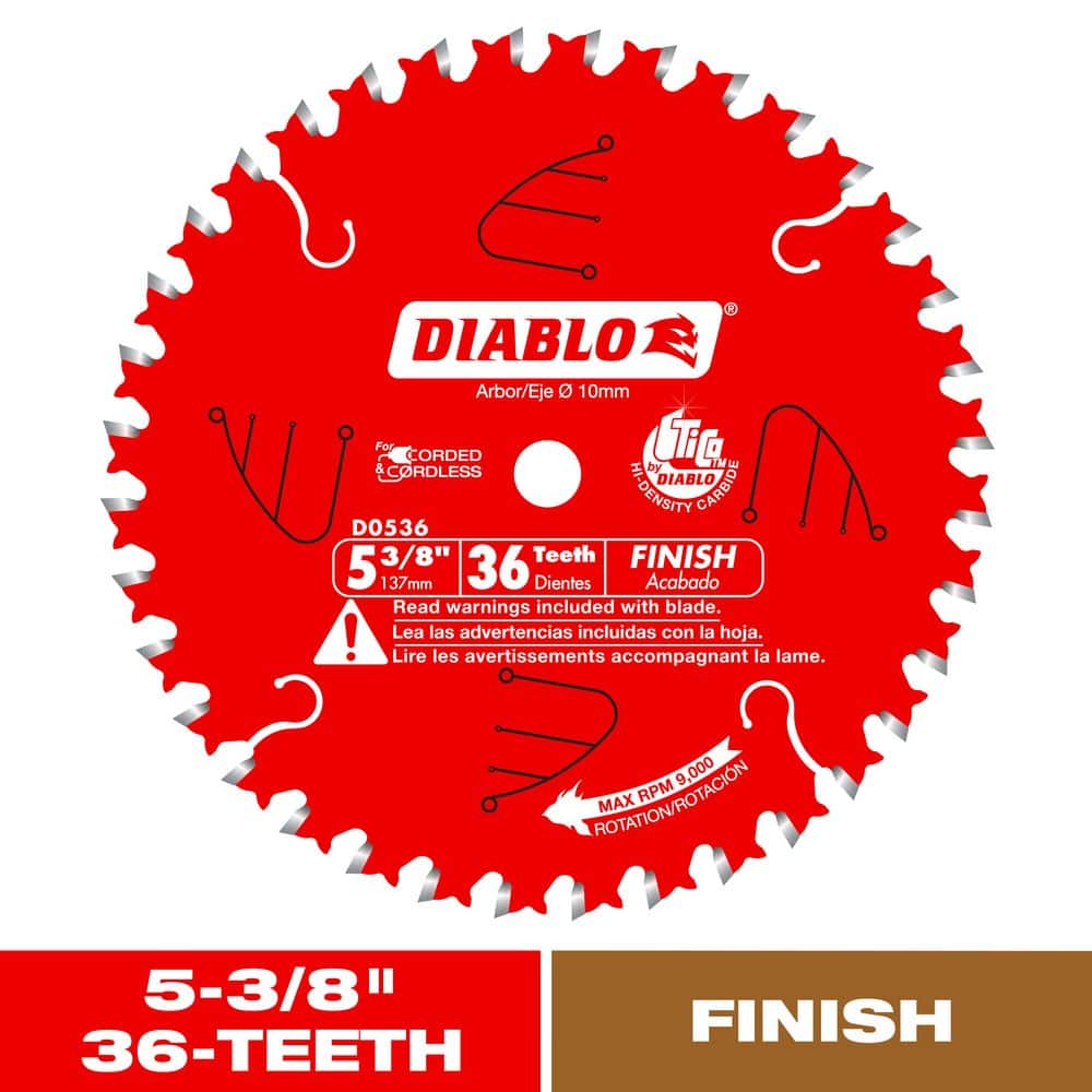 5-3/8in. x 36-Teeth Finish Trim Saw Blade for Wood price history on PriceWatchPro