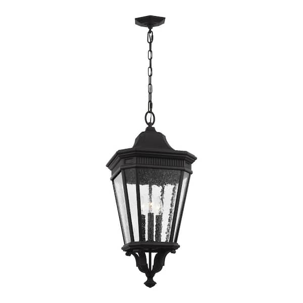 Cotswold Lane Black 3-Light Hanging Lantern