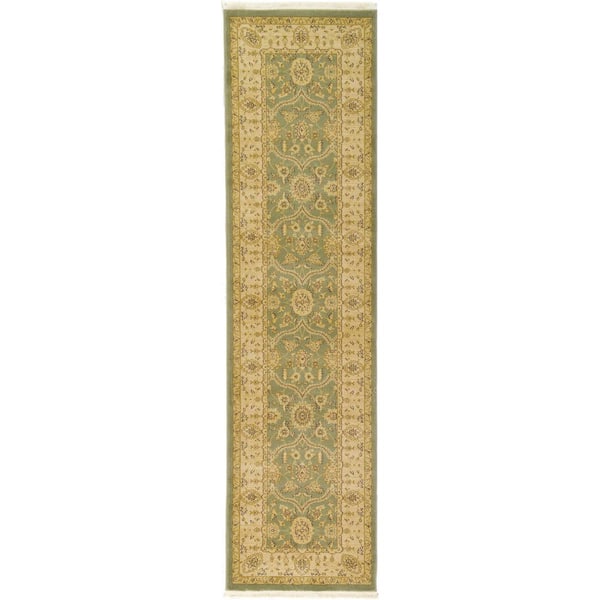 Edinburgh Tansy Light Green 2' 7 x 10' 0 Runner Rug