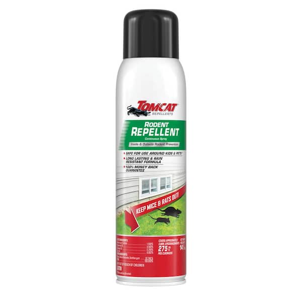 TOMCAT 14 oz. Rodent Repellent for Indoor and Outdoor Mouse and Rat Prevention, Continuous Spray