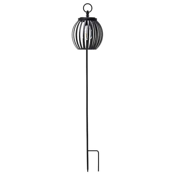 Glitzhome 9.75 in. H Black and Gold Metal Cutout Flying