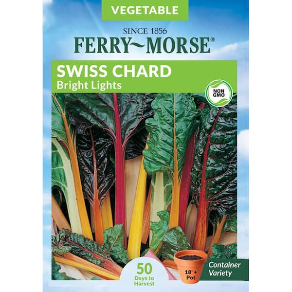 Ferry-Morse Swiss Chard Bright Lights Vegetable Seed