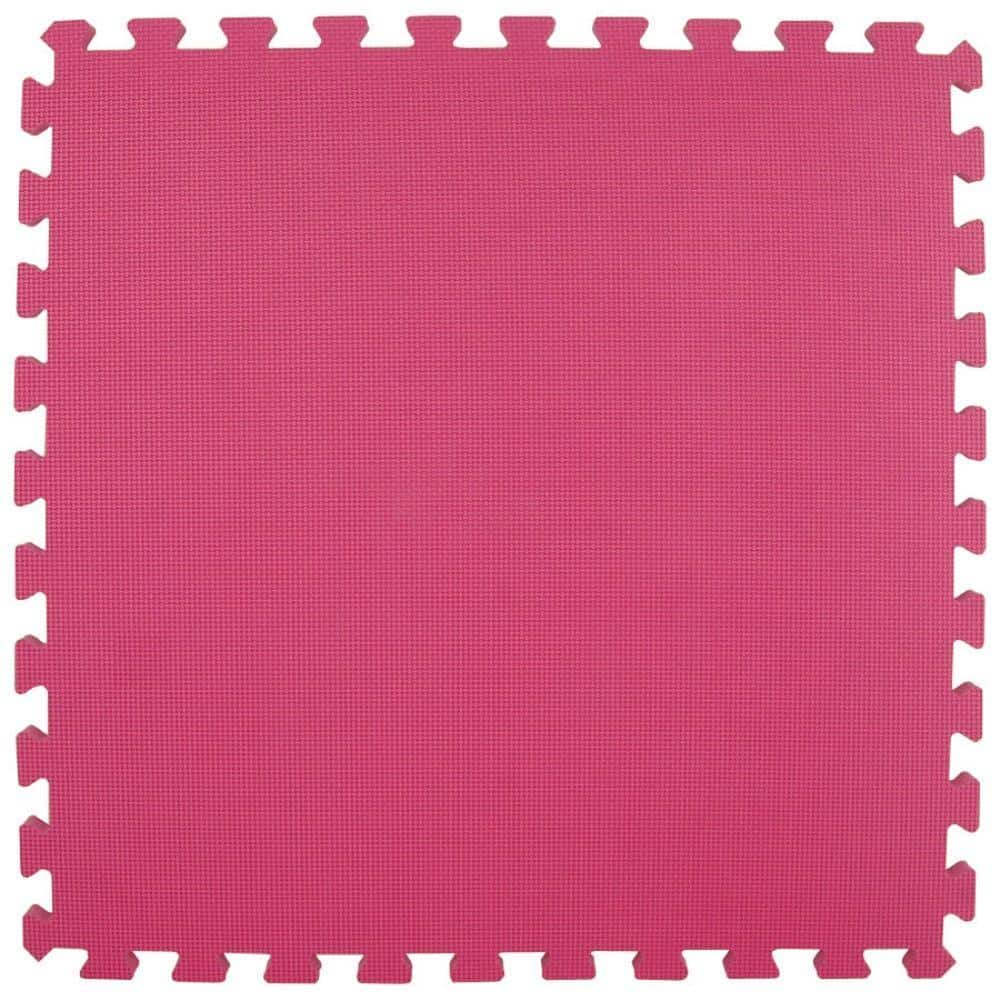 pink rubber mat