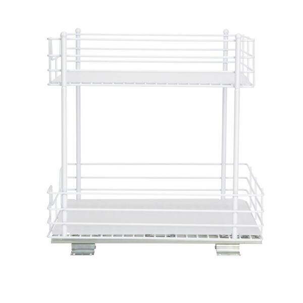 Household Essentials 15 2-tier Pantry Organizer White : Target