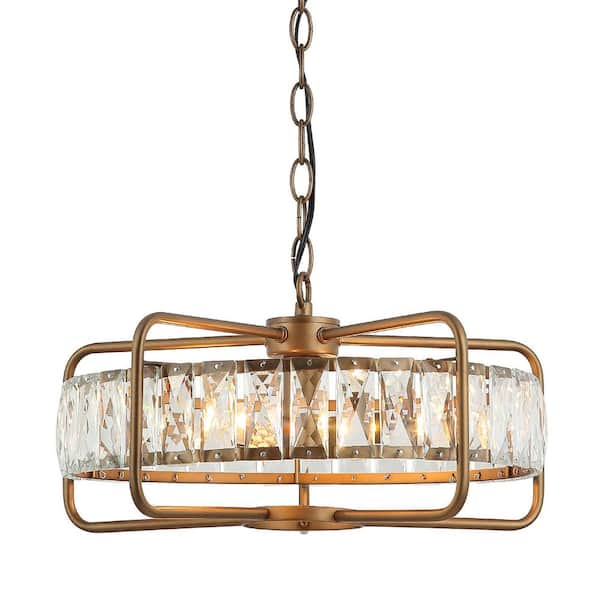 12 Arms Parrot Suspension Light Rustic Stained Glass Chandelier Light with  Center Bowl in Yellow - Clearhalo