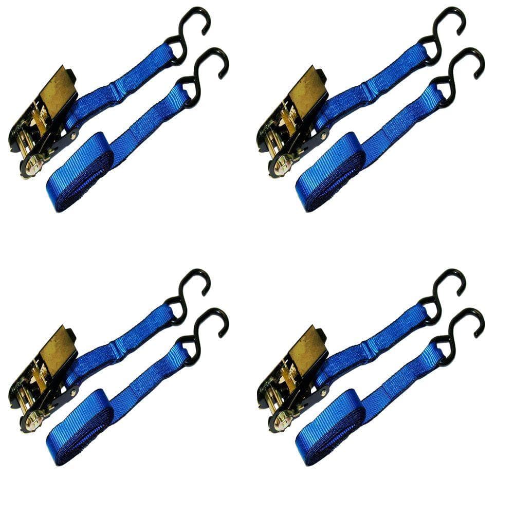 6 ft. x 1 in. 900 lbs. Ratchet Tie-Down ATV/Motorcycle Strap (4-Pack) price history on PriceWatchPro