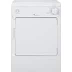 3.6 cu. ft. 120- Portable Front Load Stackable Electric Dryer in White