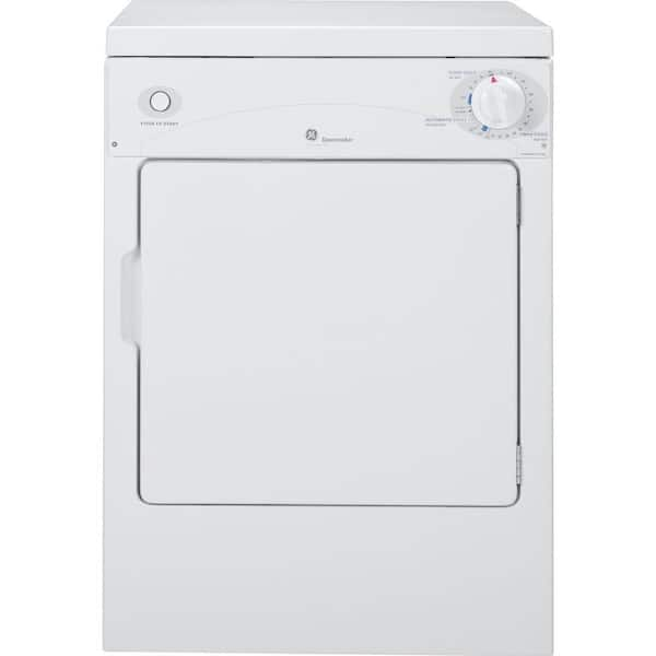 Whirlpool 3.4-cu ft Stackable Portable Electric Dryer (White) in the