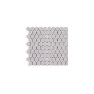 Jeffrey Court Take Home Tile Sample - 1 in. Hexagon Grey 4 in. x 4 in ...