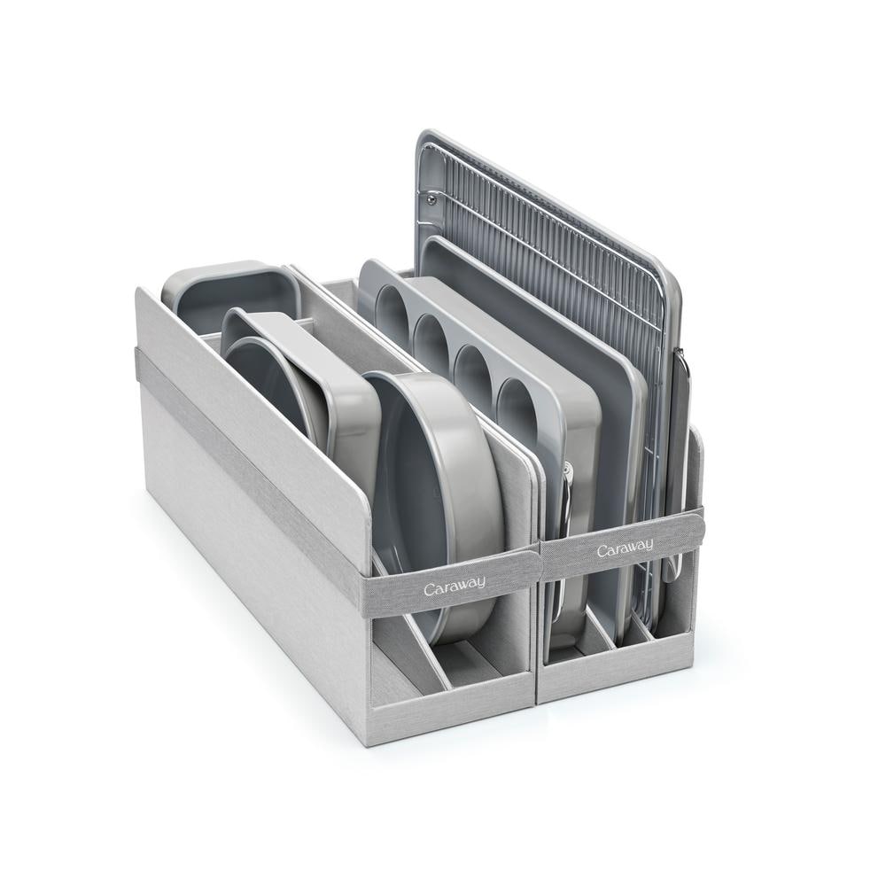 Silver Non-Stick 11-Piece Steel Bakeware Set
