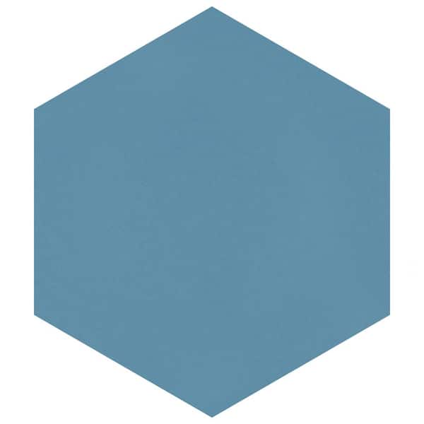 Merola Tile Textile Basic Hex Niagara 8-5/8 in. x 9-7/8 in. Porcelain Floor and Wall Tile (11.5 sq. ft./Case)