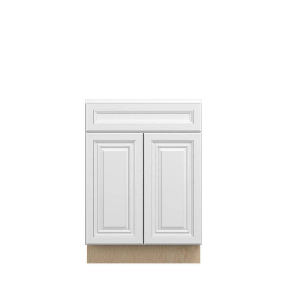 Damascus Raised 24 in. W x 34.5 in. H x 24 in. D in French Vanilla Plywood Assembled Base Cabinet price history on PriceWatchPro