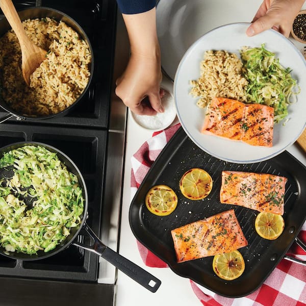 Kitchenaid Cookware Set, Nonstick, Hard-Anodized, Onyx Black