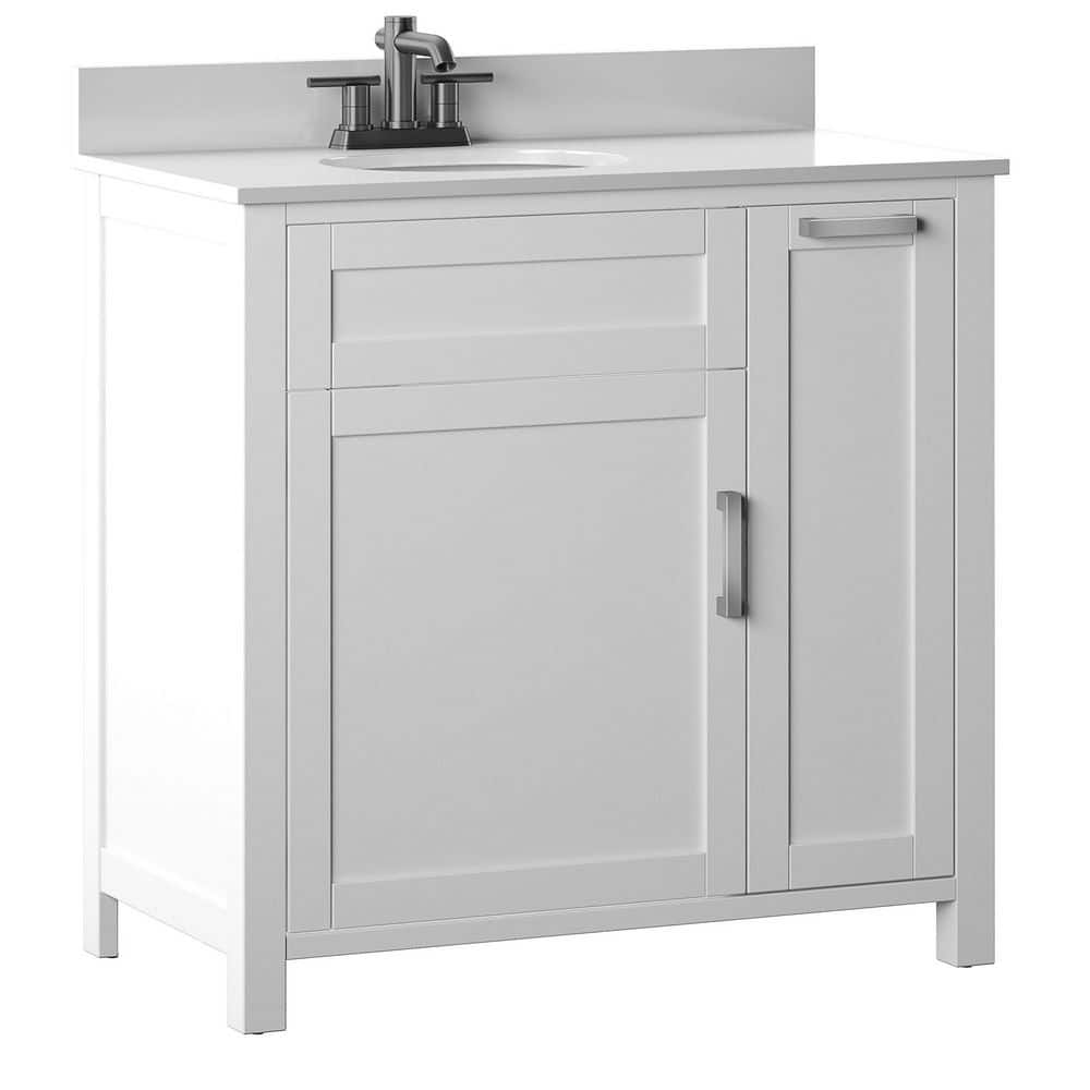 Twin Star Home Adavia 20 in. D x 37 in. W x 40 in. H Bathroom Vanity in