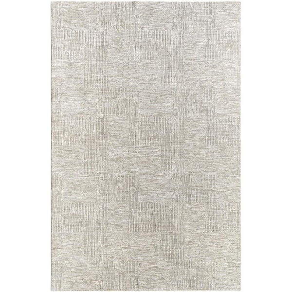 Masterpiece Light Gray Modern 10 ft. x 14 ft. Indoor Area Rug