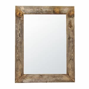 24 in. W x 31 in. H Barnwood Mirror Natural