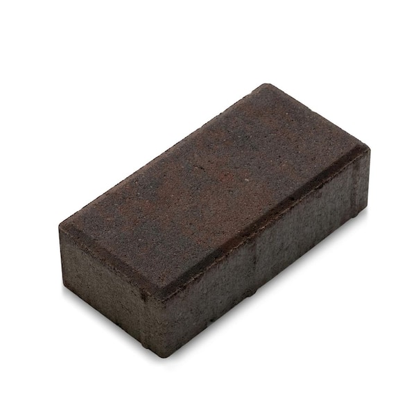 Holland 8.5 in. x 4.25 in. x 2.375 in. Rectangle Rosewood FM Concrete Paver (280-pieces/69 sq. sf./Pallet)