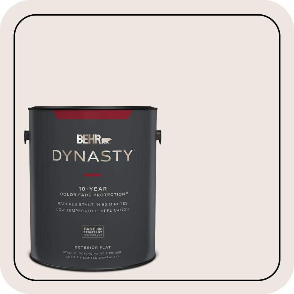 1 gal. #PR-W12 Timid White Flat Exterior Stain-Blocking Paint & Primer price history on PriceWatchPro