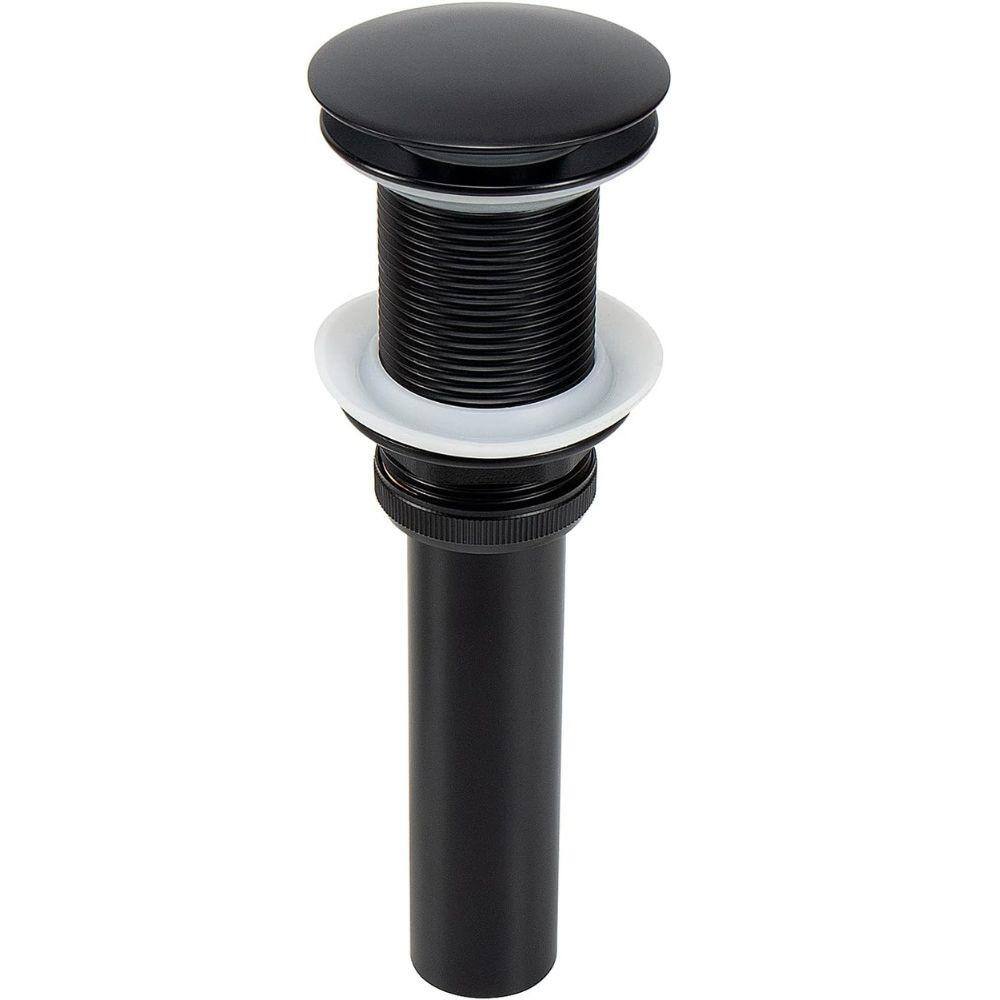 Anti-Clogging 1.97 in. Bathroom Sink Pop Up Drain with Brass Sink Drain Strainer without Overflow in Matte Black price history on PriceWatchPro