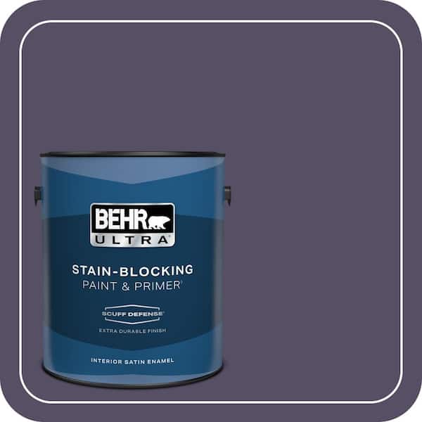 BEHR ULTRA 1 gal. #MQ5-38 Illusionist Extra Durable Satin Enamel Interior Paint & Primer