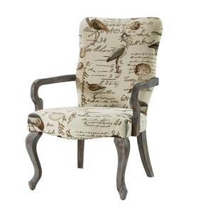 Joni Ivory Multi Goose Neck Arm Chair