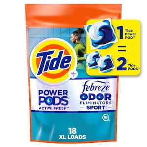 Febreze Sport Power Pods Febreze Freshness Scent Laundry Detergent Pods (18-Count)