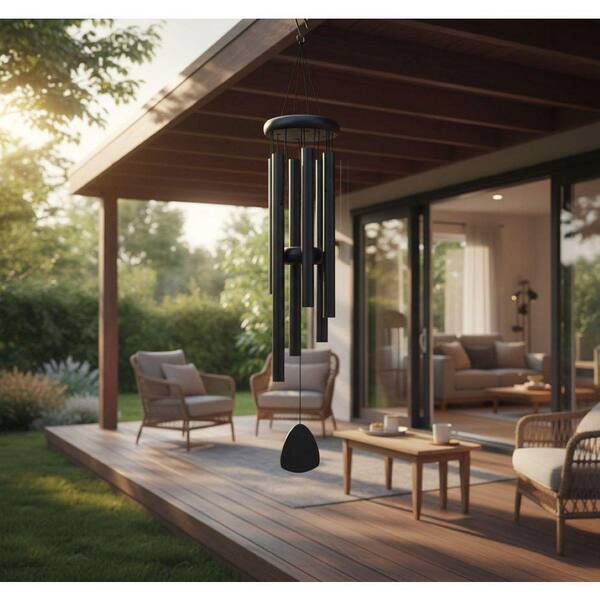 Classic Zen Atmosphere Wind Chimes Series 37 in. Aluminium Outdoor