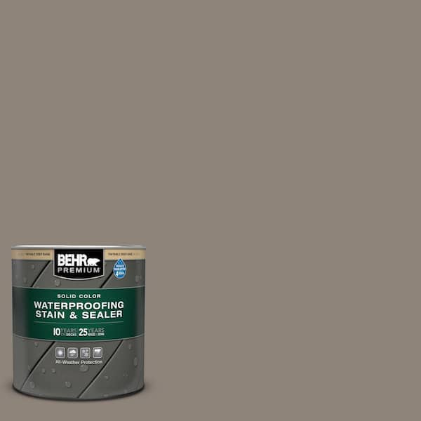 BEHR PREMIUM 1 qt. #N200-5 Woodcraft Solid Color Waterproofing Exterior Wood Stain and Sealer