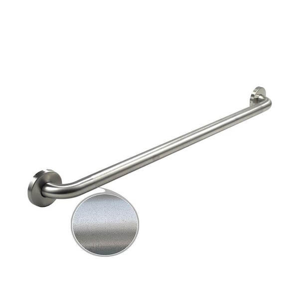WingIts Premium Series 42 in. x 1.25 in. Grab Bar in Satin Peened Stainless Steel (45 in. Overall Length)