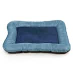 Large Blue Comfy Cozy Pet Bed