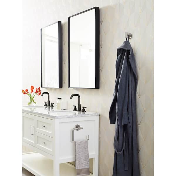 Arrondi Wall Mount Single Robe Hook in Stainless Steel