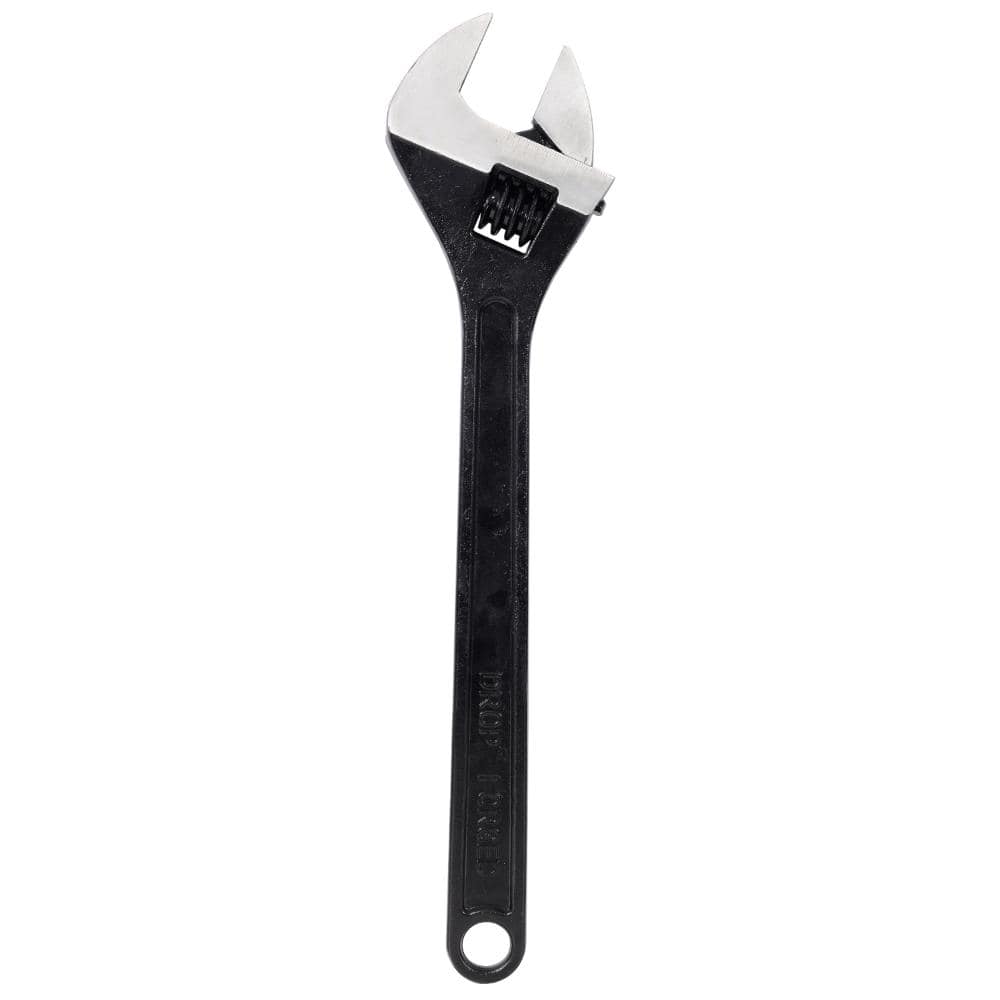 Black 24 Inch Adjustable Wrench, Drop-Forged Carbon Steel Spanner with Wide Jaw & Black Oxide Finish price history on PriceWatchPro