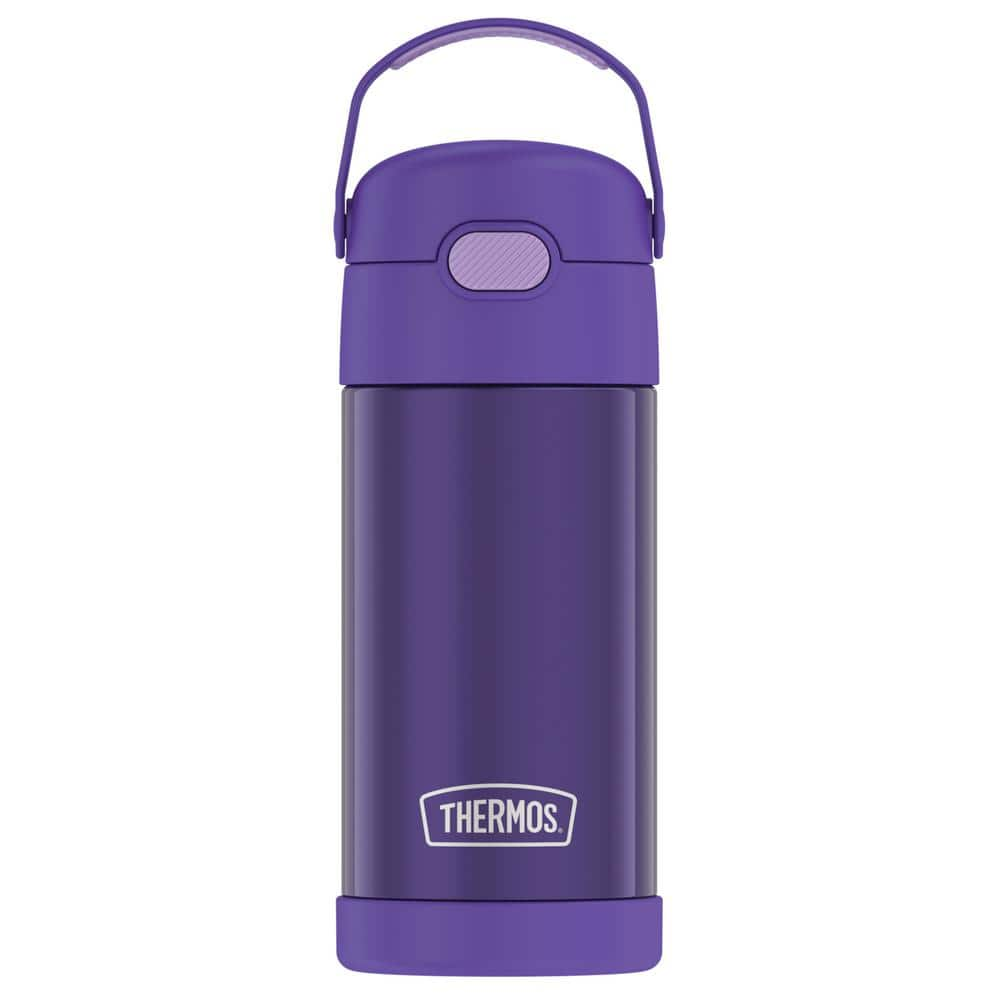 Thermos FUNtainer Stainless Steel Vacuum-Insulated Food Jar 10-Oz. Purple  (THRF3100PU6)