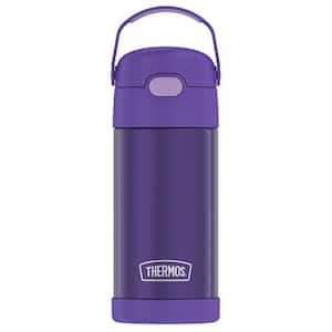 FUNtainer 12 oz. Purple Stainless Steel Vacuum-Insulated Water Bottle