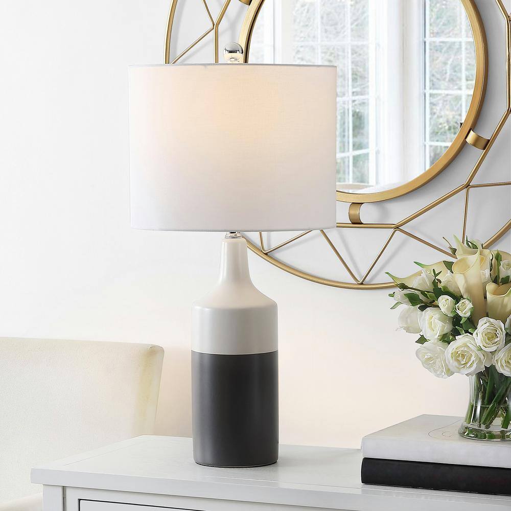 Arc Adjustable 17" White Ceramic Modern Table Lamp