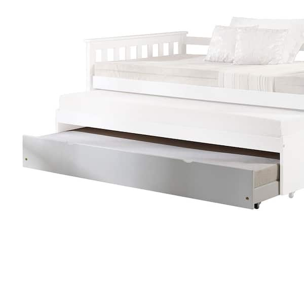 Acme Furniture Cominia White Twin Size Trundle 39083 - The Home Depot