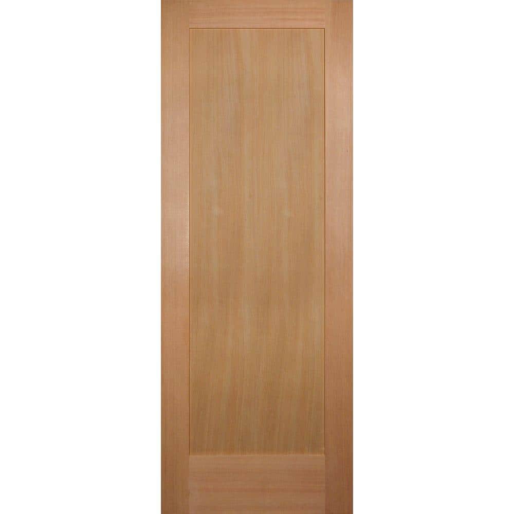 Builders Choice 30 in. x 80 in. 1Panel Shaker Solid Core Hemlock Single Prehung Interior Door