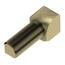 Schluter Rondec Brushed Brass Anodized Aluminum 3/8 In. X 1 In. Metal ...